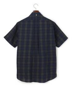 J.PRESS MEN 【KING SIZE 】【吸水速乾 / 接触冷感 / 高通気性】Aero Weave クールマックスサッカー チェック シャツ / B.D.