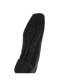 MODE ET JACOMO <carino>スクエアトゥ切り替えデザインフラットパンプス