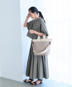 TOPKAPI 【Breath TOPKAPI】RIPPLE リプル ファスナー付 縦型 2way トートバッグL