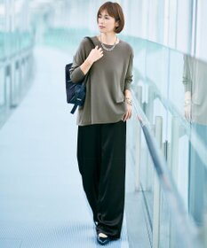 自由区 【カタログ掲載】ドレーピーサテンベイカー パンツ