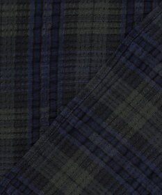 J.PRESS MEN 【KING SIZE 】【吸水速乾 / 接触冷感 / 高通気性】Aero Weave クールマックスサッカー チェック シャツ / B.D.