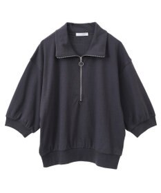 Green Parks ７分袖ハーフＺＩＰプルオーバー