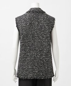 23区 L 【GOLD LABEL】CAMPOREバイカラーツイード ジレ