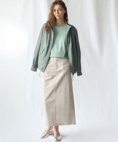 23区 L 【先行予約】ネオコンフォートストレッチ レーシーデザイン ニット