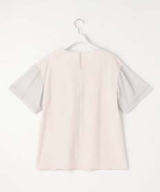 自由区 【WEB限定カラーあり】【UVカット・吸水速乾・洗える】ツイストプレーンラッフルスリーブ カットソー