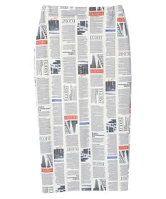 Green Parks ＥＧＯＩＳＴ　マガジンプリントスカート