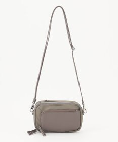 Y'SACCS ナイロン×リサイクルレザー　コンビマルチポシェット