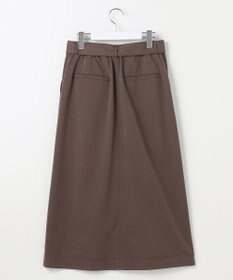 自由区 L ブラッシュドコットンサテンナロー スカート