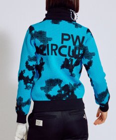 PW CIRCULUS 【WOMEN】Spark dot camouflage 軽量ニット ゴルフウェア レディース