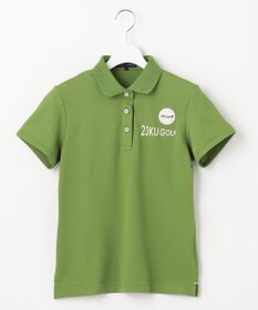 23区GOLF 【WOMEN】【吸水速乾/UVケア】ハニカムカノコ半袖ポロシャツ シンプルながらも機能的