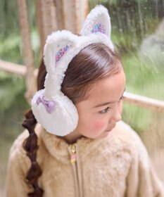 ANY KIDS ネコ耳イヤーマフ ホワイト