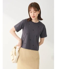 Green Parks ・Ｄｏｕｂｌｅ　Ｆｌａｇｓ　リボン刺繍ＴＥＥ