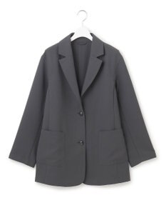 J.PRESS YORK STREET 【WOMEN】ジャージライクツイル シングルジャケット