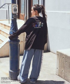 earth music&ecology 【綿100％】ＰＥＡＮＵＴＳ／ｅａｒｔｈ　ピーナッツギャングロンＴ