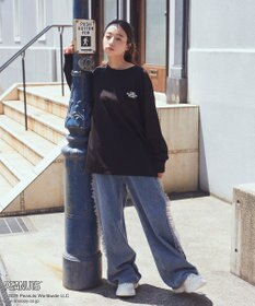 earth music&ecology 【綿100％】ＰＥＡＮＵＴＳ／ｅａｒｔｈ　ピーナッツギャングロンＴ