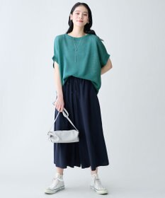 ANY 筒形ショルダーバッグ