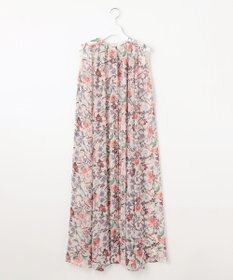 自由区 L 【カタログ掲載・洗える】マラケシュフラワープリント ワンピース