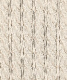 J.PRESS YORK STREET 【UNISEX】ピグメントコットン ケーブルニット