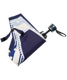 +RING レディース向け プラスリング 簡単開閉式折傘55cm NVY T1384