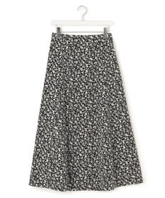 J.PRESS YORK STREET 【WOMEN】フラワープリント フレアスカート
