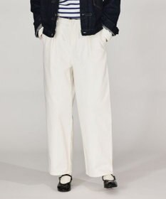 LENO ONE  FOWARD PLEATS CHINO TROUSERS ワンタックチノパンツ