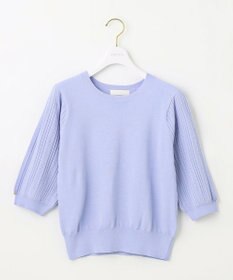 ANY SIS S 【接触冷感 ・UVケア】シアースリーブ ニット