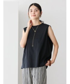 AMERICAN HOLIC 接触冷感ショルダータックノースリーブプルオーバー