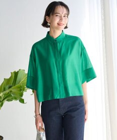 UNFILO ライトシアー クロップドシャツ