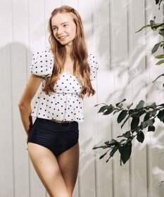 San-ai Resort（三愛水着楽園） パフスリーブノンワイヤービキニ　9M　【San-ai Resort（サンアイリゾート）】