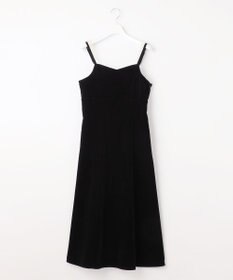 Feroux 【2WAY】パールストラップベロア ジャンスカ