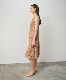 GRACE CONTINENTAL ケミカルリーフドレス