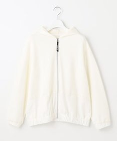 23区GOLF 【23Fondation/WOMEN】コンビ素材 フーディパーカー