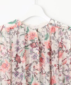 自由区 L 【カタログ掲載・洗える】マラケシュフラワープリント ワンピース