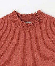 ANY 【洗濯機可】ウォームニットフリルプルオーバー