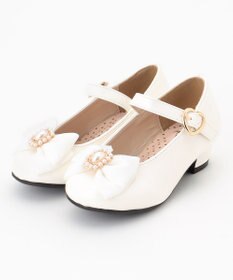 ANY KIDS エナメルヒールパンプス