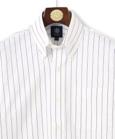 J.PRESS MEN 【PREMIUM PLEATS / 形態安定】スーピマコットンボールドストライプ ドレスシャツ / B.D.