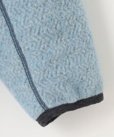 JOSEPH ABBOUD MOUNTAIN 【軽量/リサイクルウール使用】ヘリンボンウールフリース フーディ