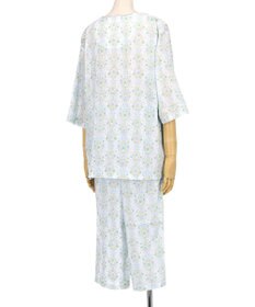 Wing ウイング スリープ パジャマ 7分袖 8分丈 綿100％ 楊柳素材 夏 レディース EP8020 ウイング／ワコール