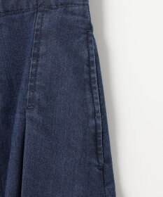 組曲 ライトデニム プリーツスカート