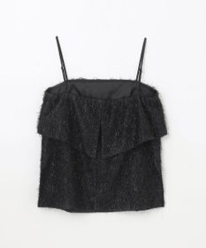 GRACE CONTINENTAL フリンジジャガードノースリーブ トップ