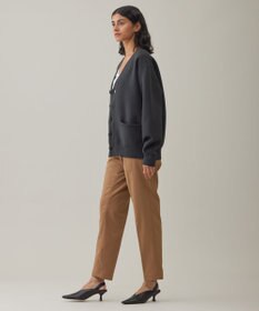 UNFILO MENS 【男女兼用/新色追加】スウェットライク ニットカーディガン [24年秋冬商品]