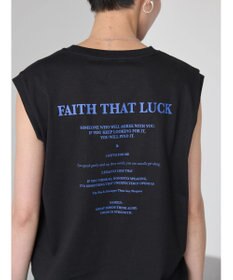 AMERICAN HOLIC 前後ロゴノースリーブカットプルオーバー