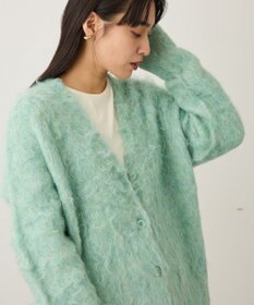 CRAFT STANDARD BOUTIQUE カール起毛モヘアライクVネックニットカーディガン