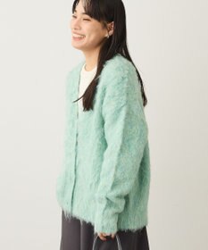 CRAFT STANDARD BOUTIQUE カール起毛モヘアライクVネックニットカーディガン