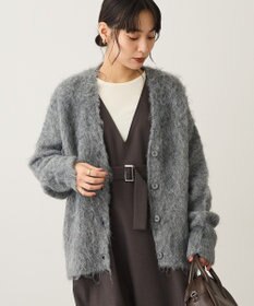 CRAFT STANDARD BOUTIQUE カール起毛モヘアライクVネックニットカーディガン
