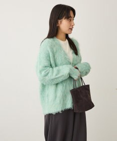 CRAFT STANDARD BOUTIQUE カール起毛モヘアライクVネックニットカーディガン