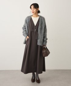 CRAFT STANDARD BOUTIQUE カール起毛モヘアライクVネックニットカーディガン