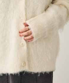 CRAFT STANDARD BOUTIQUE カール起毛モヘアライクVネックニットカーディガン