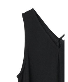 AMERICAN HOLIC 丈違いジョーゼットＶネックワンピース