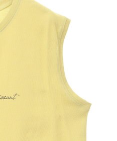 Green Parks ノースリーブ筆記体ロゴプルオーバー